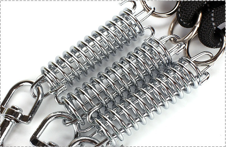 Dog Leash EVA Nylon Reflective Spring Anti- Wash Leash Strong Durable Round Rope Pet Outdoor Products