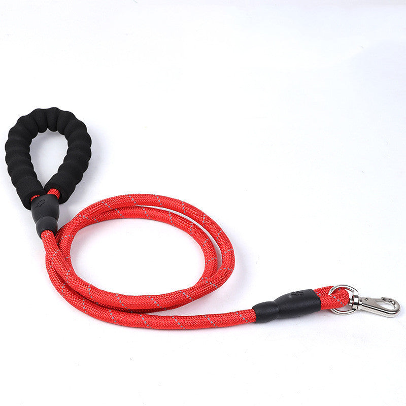 Dog Leash EVA Nylon Reflective Spring Anti- Wash Leash Strong Durable Round Rope Pet Outdoor Products