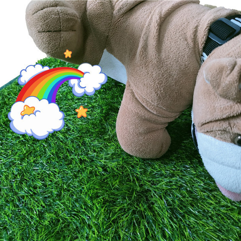 New Dog Grass Pad Pee Mat Simulation Lawn Indoor Outdoor Pet Potty Training Washable Pads For Dogs Products