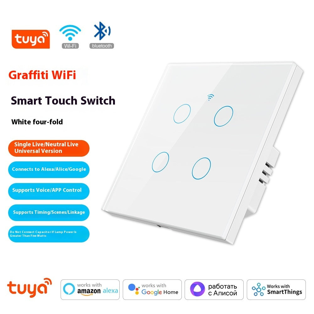 Graffiti WiFi Smart Home APP Lamp Control Panel